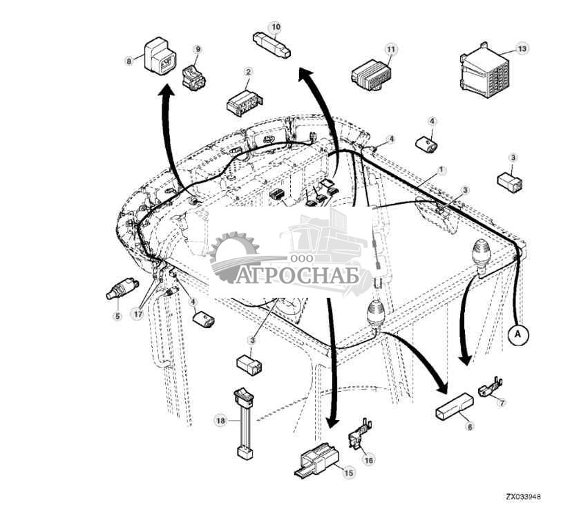 Жгут проводов кабины 